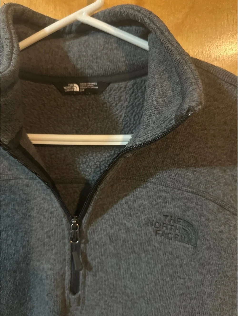 The North Face 1/3 zip pullover size small
